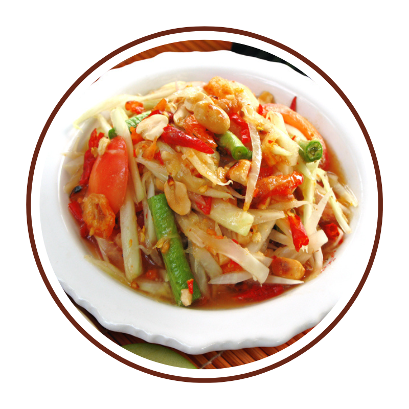 သဘော်သီးထောင်း ตำไทย